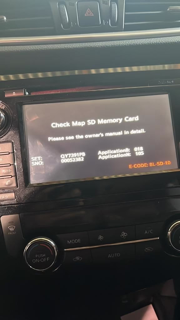 Nissan Xtrail HNT32 Navigation Map card - Image 2