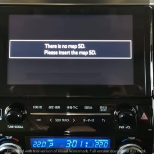 TOYOTA VELLFIRE MAP SD CARD 510037