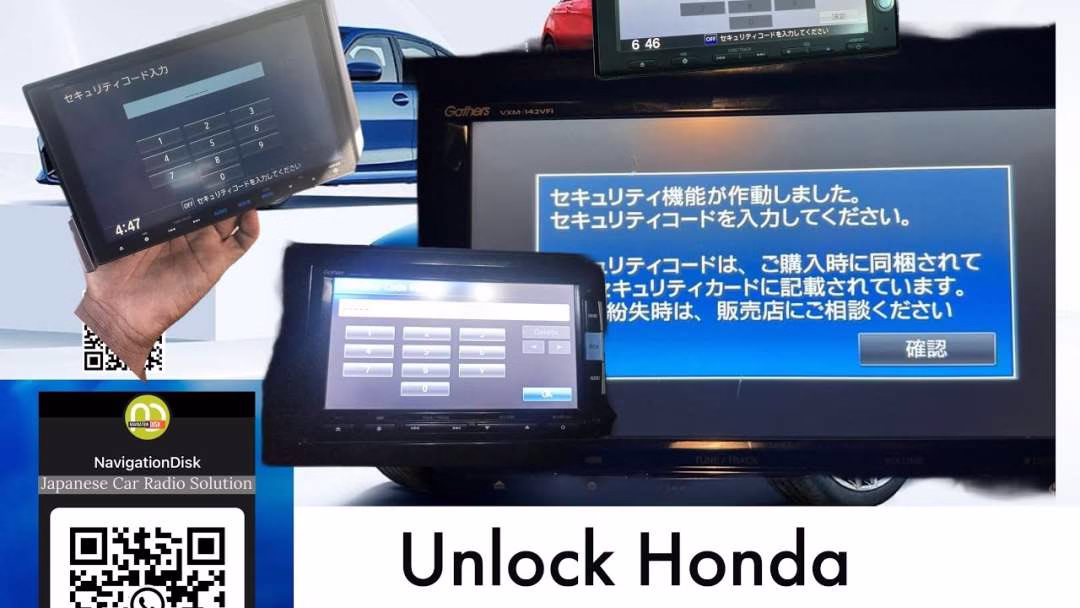 Honda VXM-205VFEi Unlock Radio - Image 3