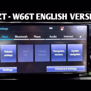 Toyota NSZT-W66T English SD + ERC unlock