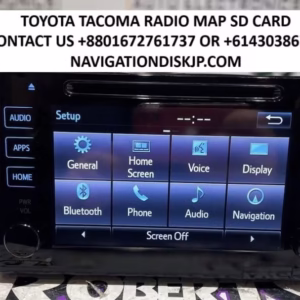 TOYOTA TACOMA stereo 510103 unlock map card