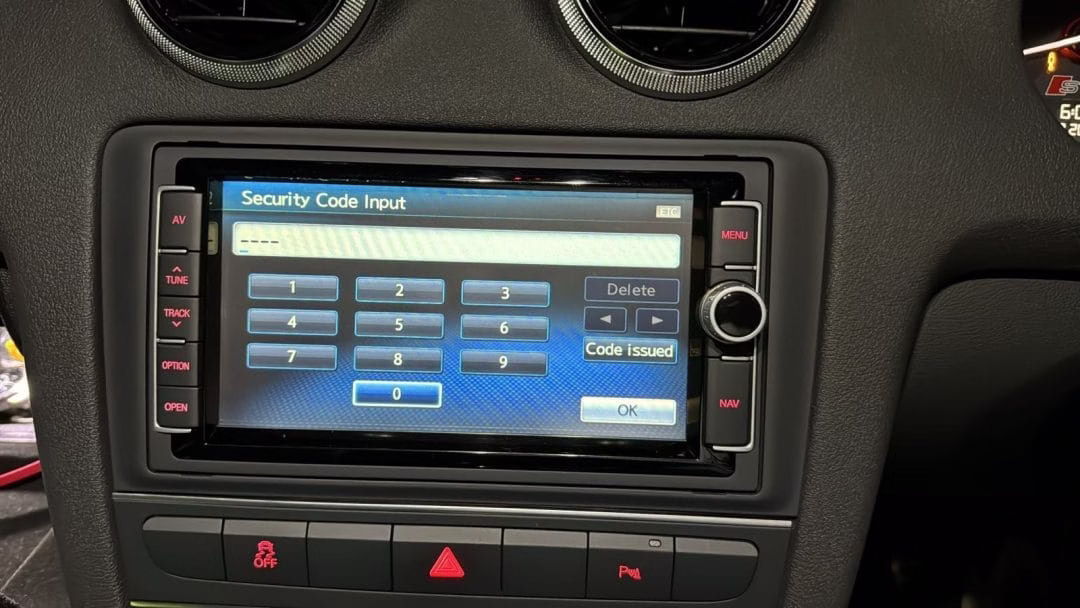 AUDI VW FACTORY RADIO CODE