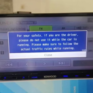 Kenwood MDV-D303MLT Radio Unlock