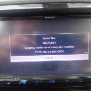 Kenwood MDV-D204BT Radio