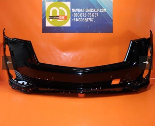 Car front bumper replacement for improved vehicle safety and aesthetics.