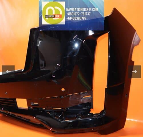 Car navigation system housing with display and control panel.