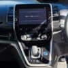GPS navigation system in a modern vehicle dashboard.