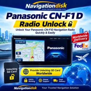Panasonic CN-F1D Radio Unlock Map SD card