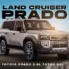 Toyota Land Cruiser Prado 2.4L Turbo GXL off-road SUV in desert landscape.