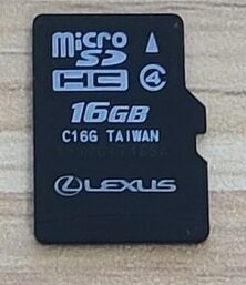 Lexus ES350 Navigation MAP SD Card Japan