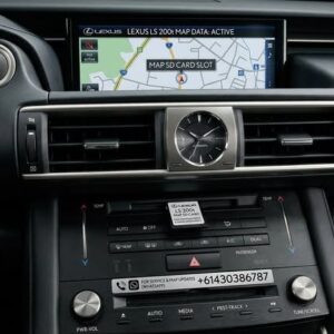 Lexus LS 200T Navigation Map SD Card