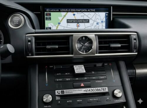 Lexus LS 200T Navigation Map SD Card